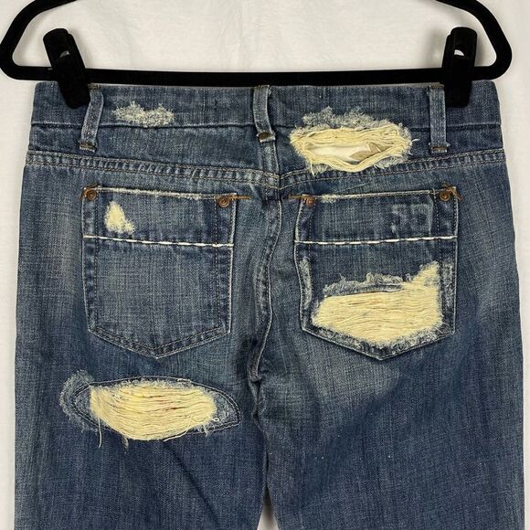 Joe’s Jeans Vintage Series Rare Distressed Low Rise Flare Jean - Women’s 26 - Picture 7 of 10